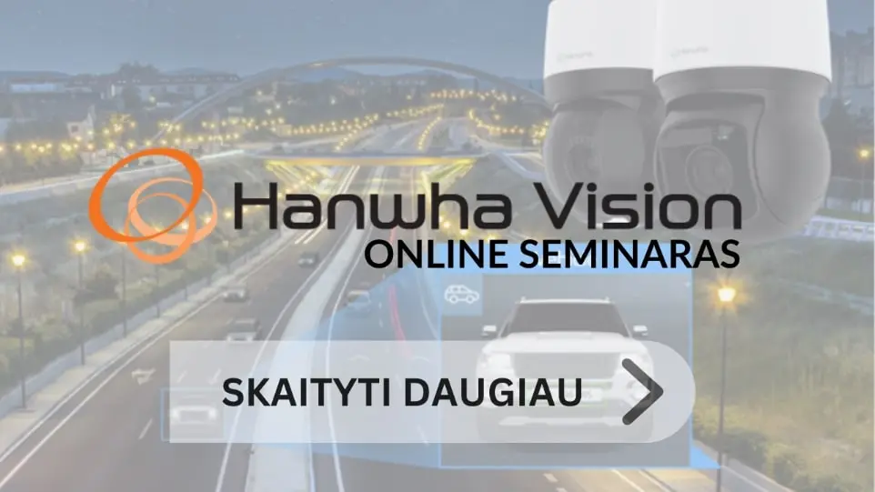Hanwha vision, hanwha, altas it, vaizdo kameros, video kameros